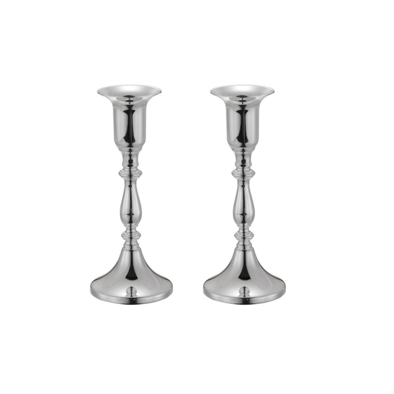 Sterling Silver Plain Candlestick
