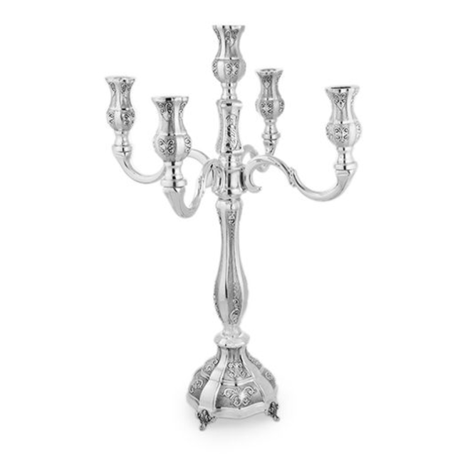 Ethan Candelabra - Sterling Silver 925 with 5 Arms
