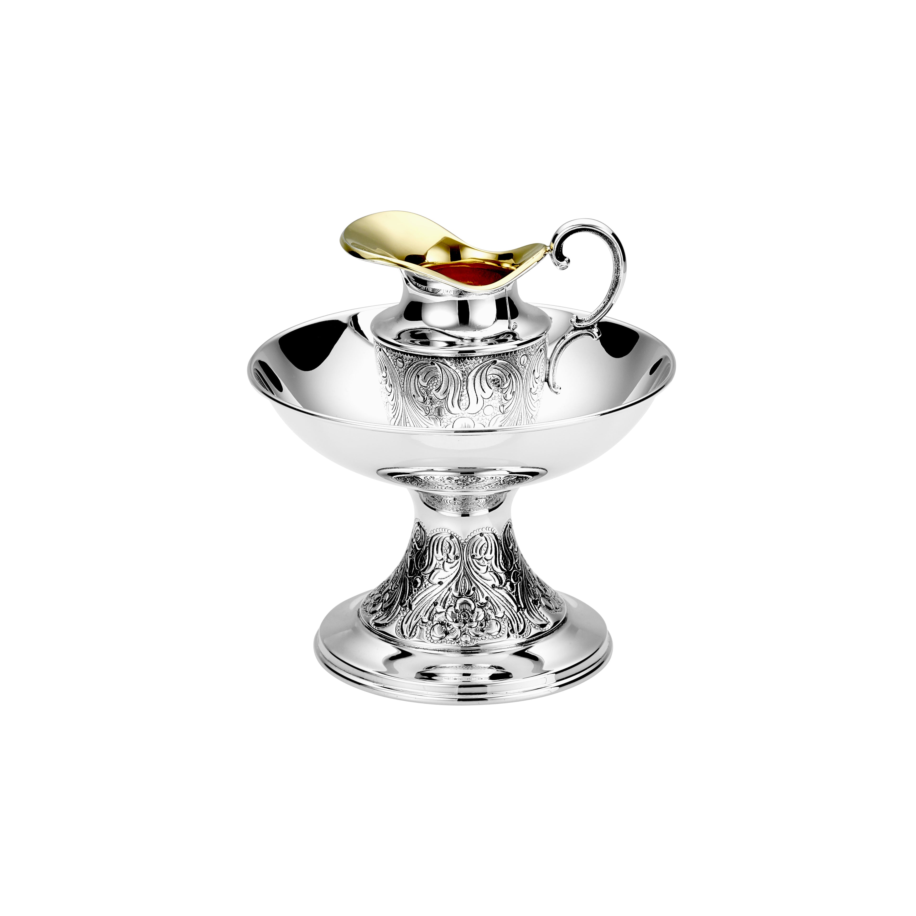 Silver Hand-Wash Bowl with Base