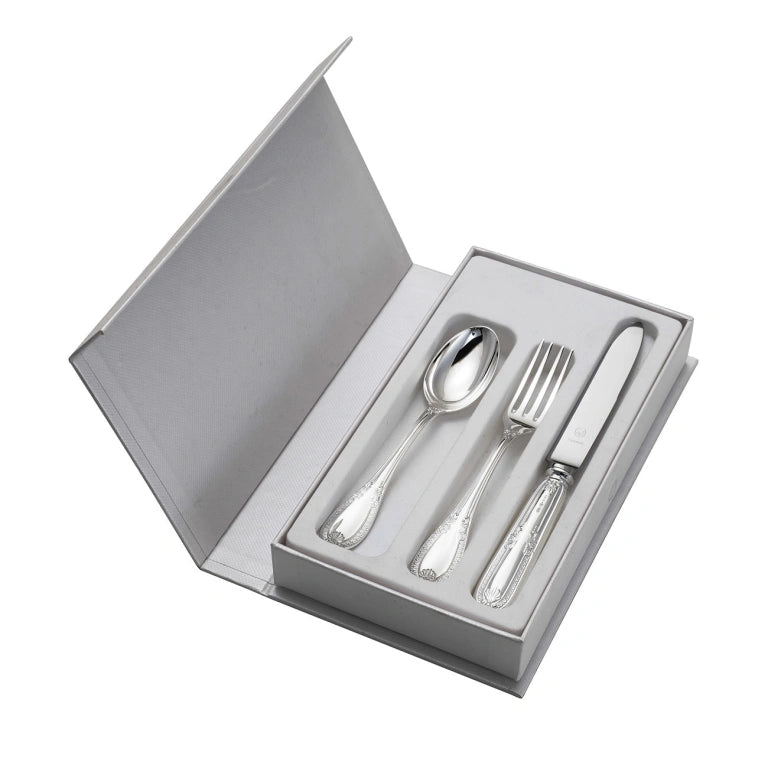 Impero 3-Piece Sterling Silver Baby Set