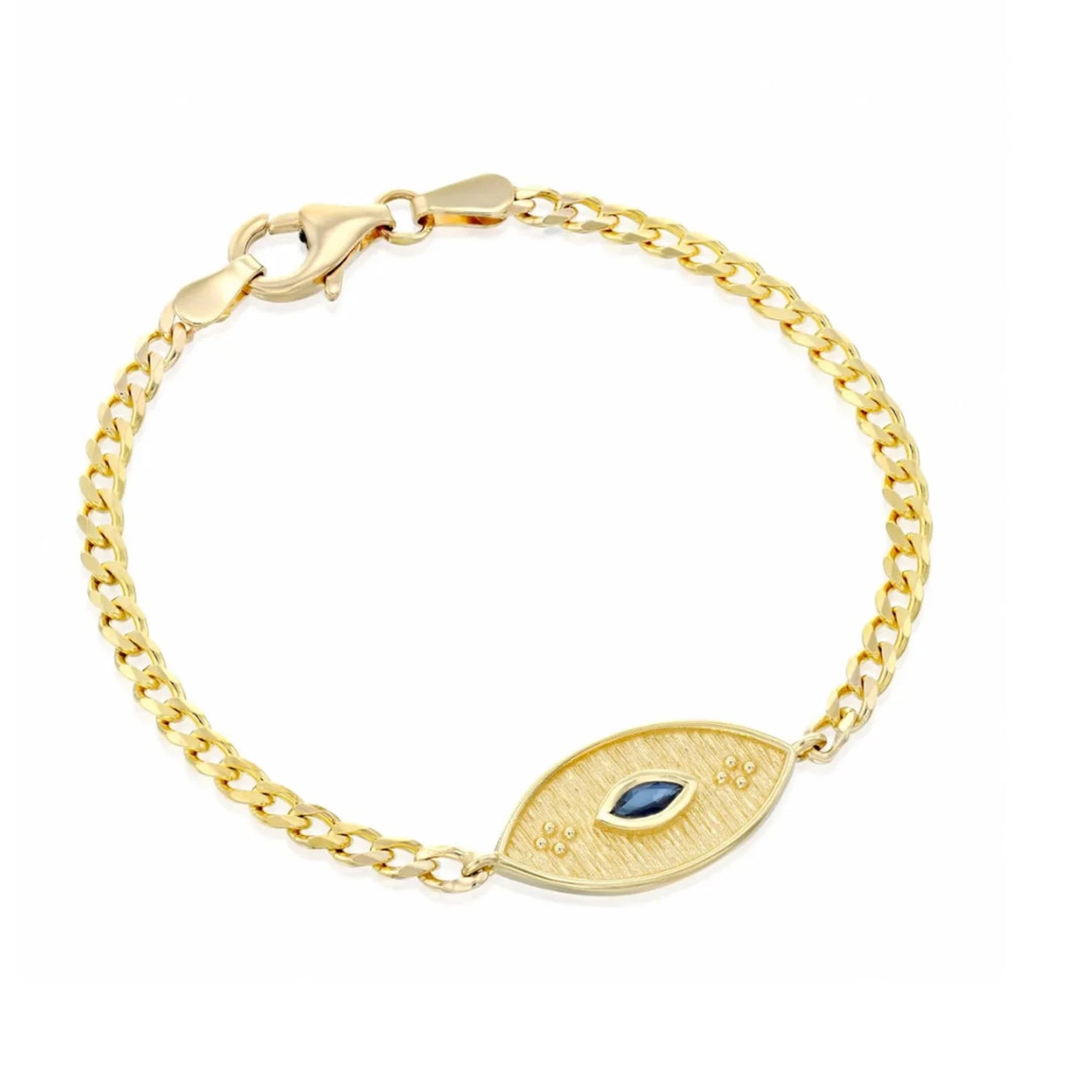 Shielded Light – 14K Gold Protection Charm Bracelet