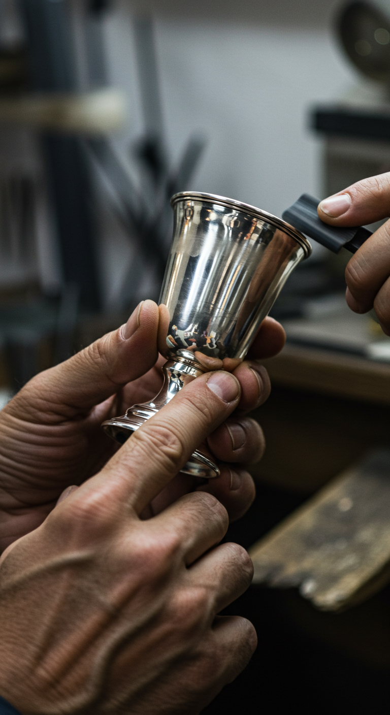 silver goblet